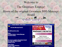 Tablet Screenshot of groomerslounge.com